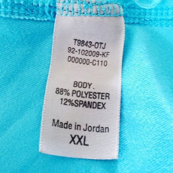 Champion Women's XXL Light Blue Lightweight 1/4 Zip-up Pullover Athletic Jacket - Picture 4 of 12